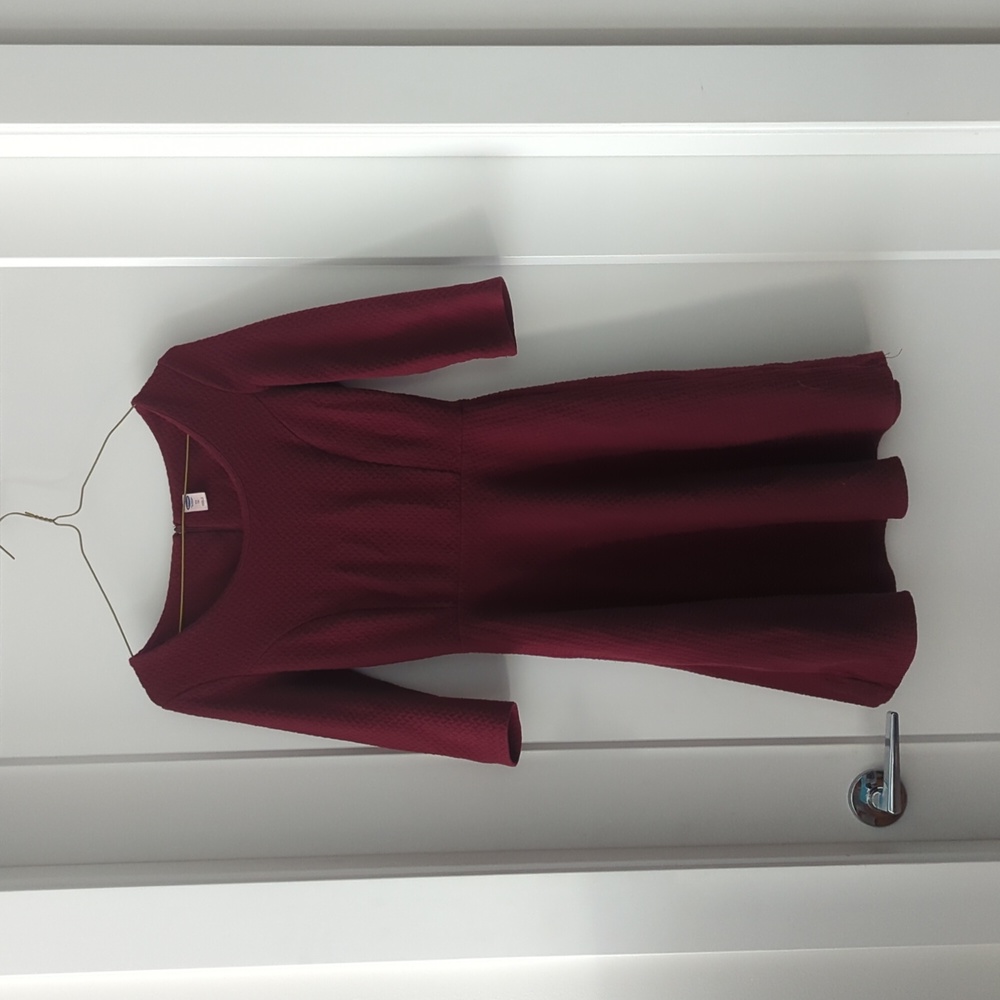 Burgundy Old Navy Dress
